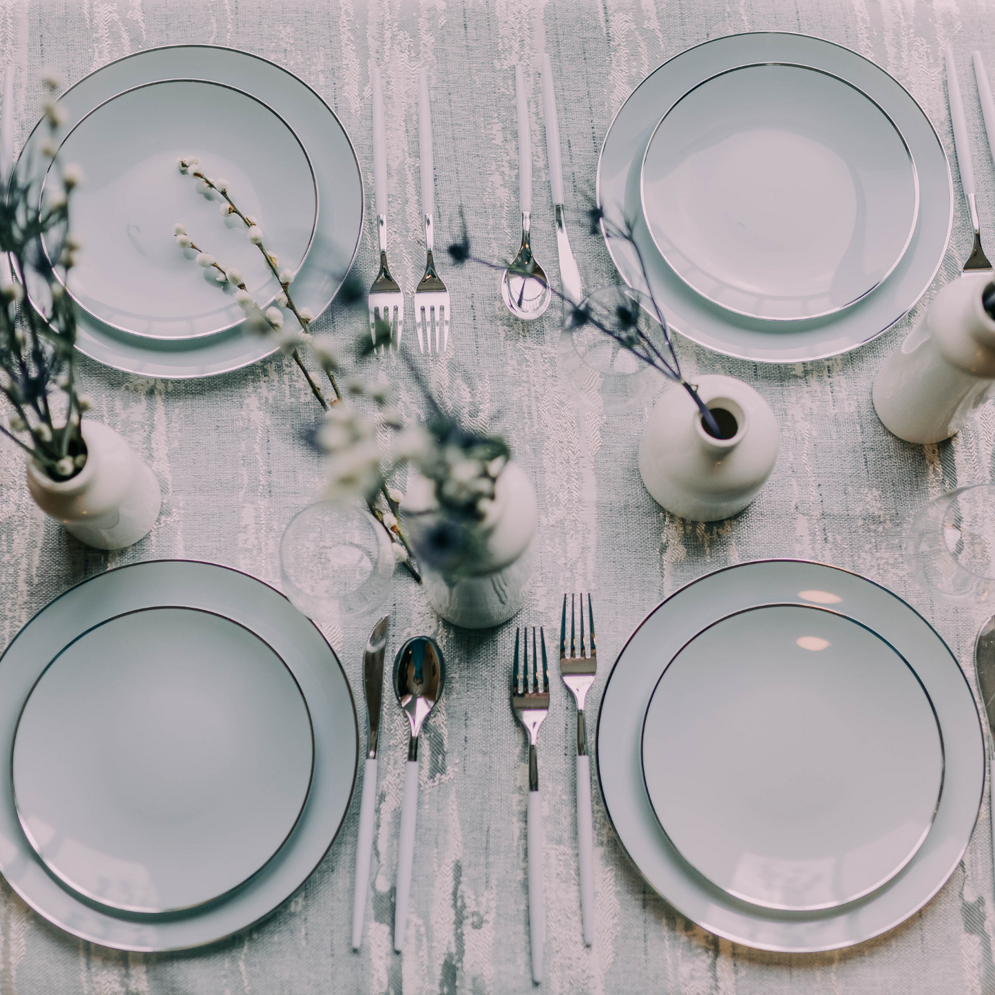 10" Classic Sage Design Plates (10)