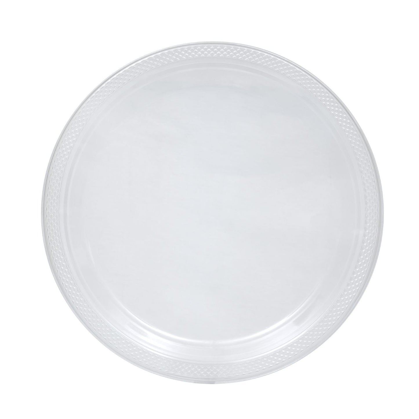 10 In. Clear Plastic Plates - 50 Ct.