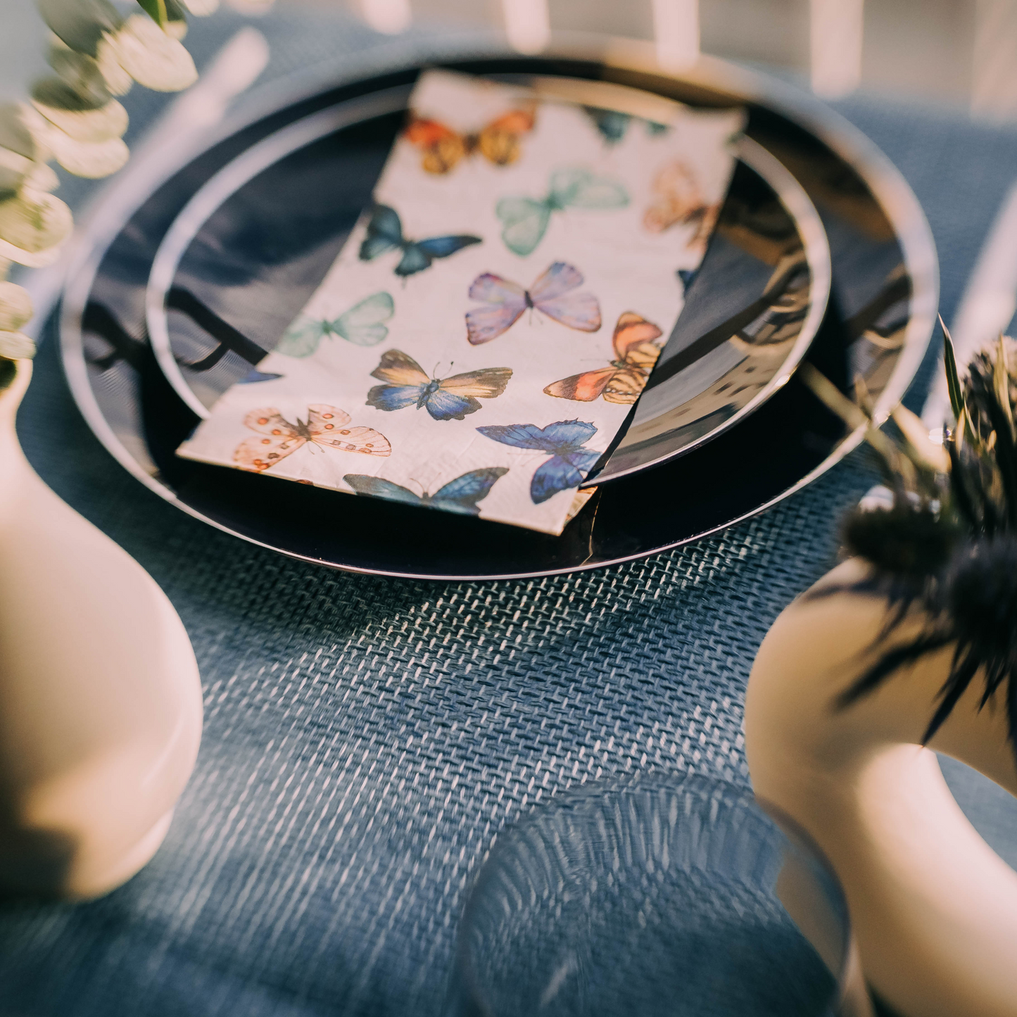 10" Classic Navy Design Plates (10)