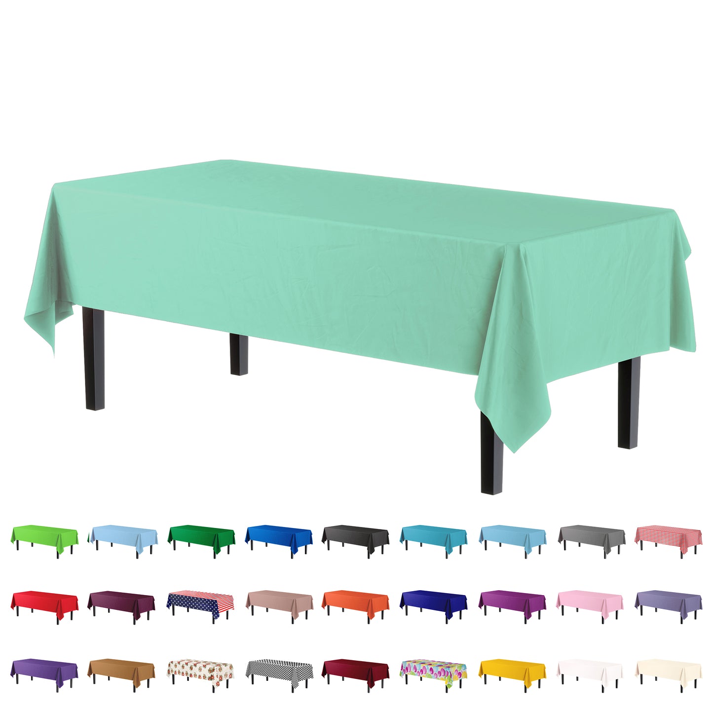 Case of 96 - *Premium Quality* 54" x 108" Rectangle - Mint