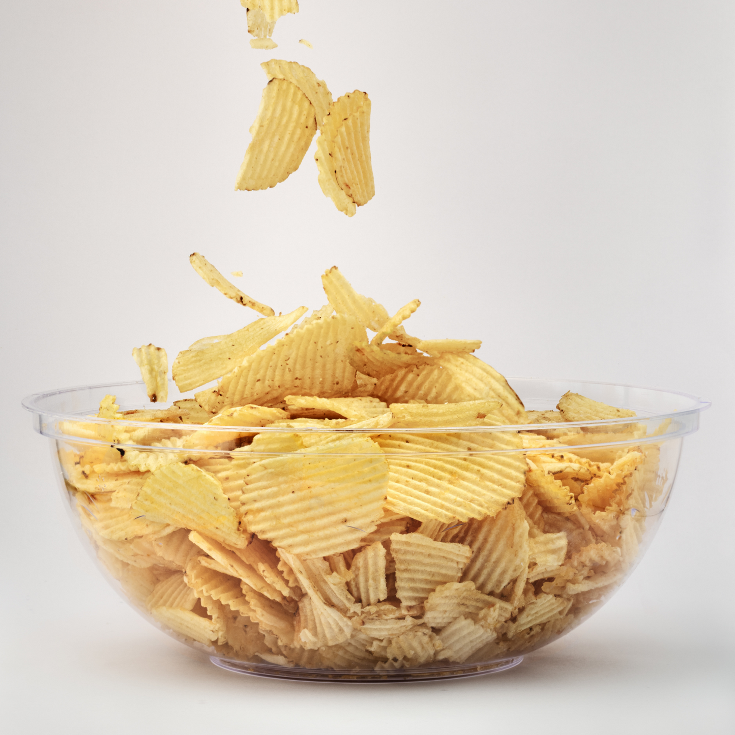 10 In. Clear Round Salad Bowl - 96 oz