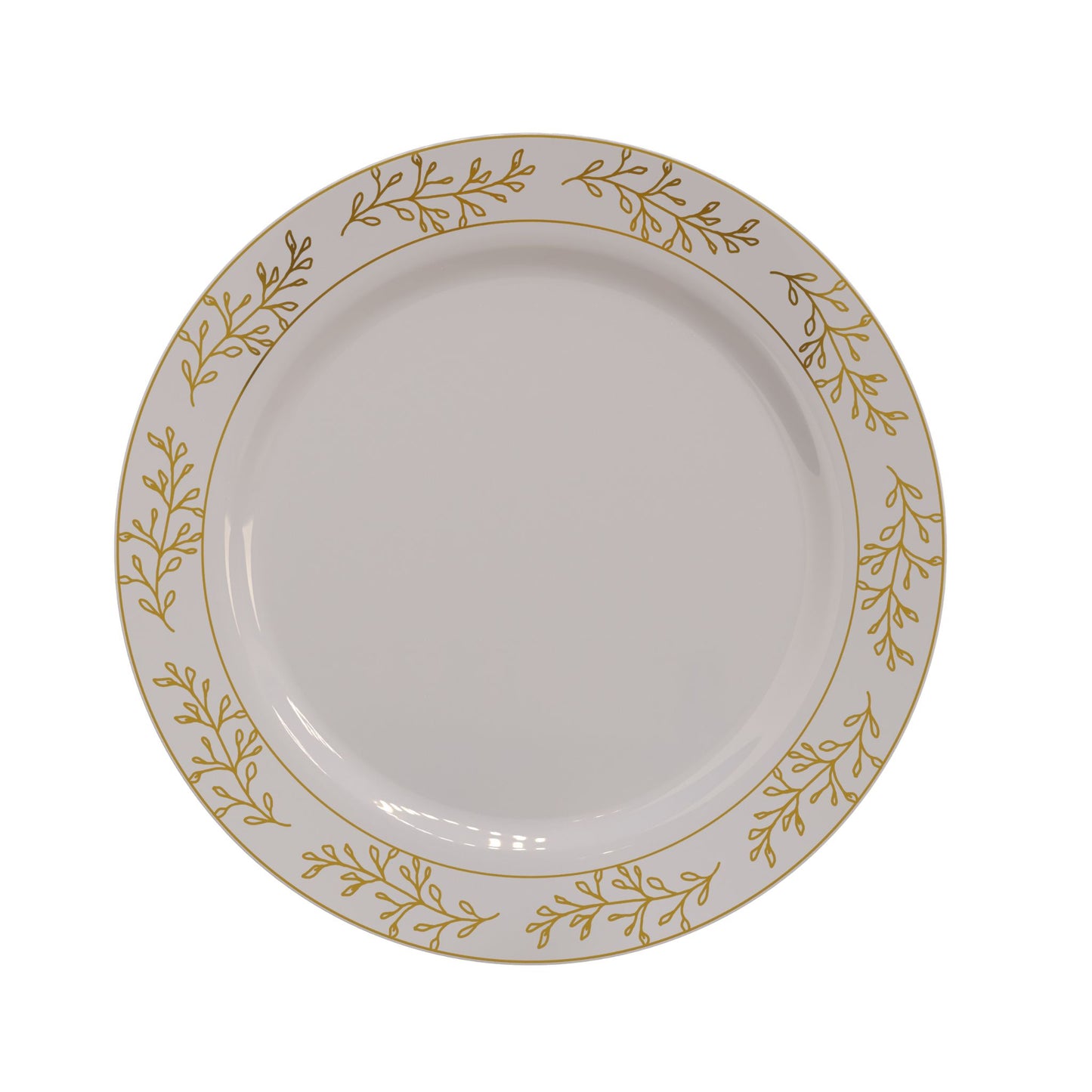 10.25 In. Gold Leaf Premium Plates - 10 ct.