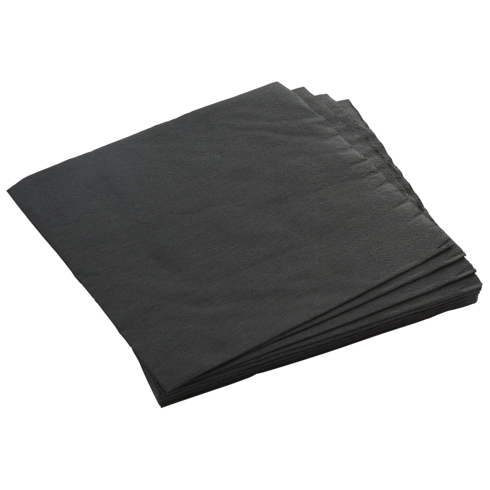 Case of 72 - 50 ct. 2-ply Luncheon Napkin - Black
