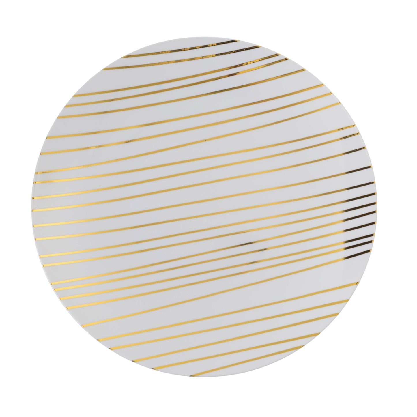Case of 12 - 8" Glam Design Plastic Plates (10)