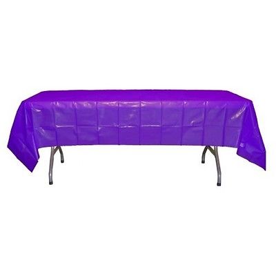 Purple Plastic Table Cover 54" X 108" Case Of 96