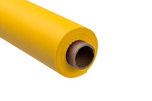 Premium Quality Plastic Table Cover Banquet Rolls 40" X 300' (Yellow)