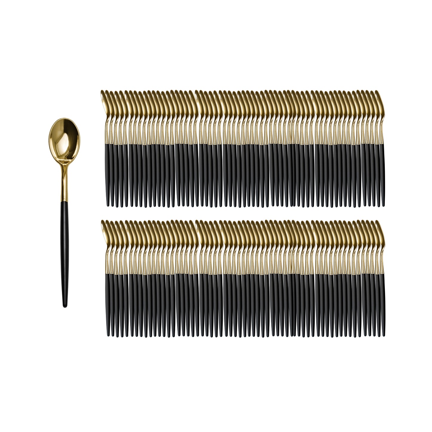 Trendables Spoons Black/Gold - 20 Ct.