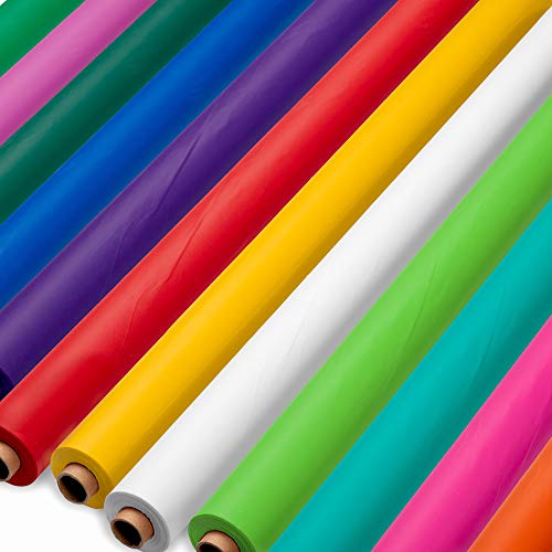 Premium Quality Plastic Table Cover Banquet Rolls 40" X 300' (Yellow)