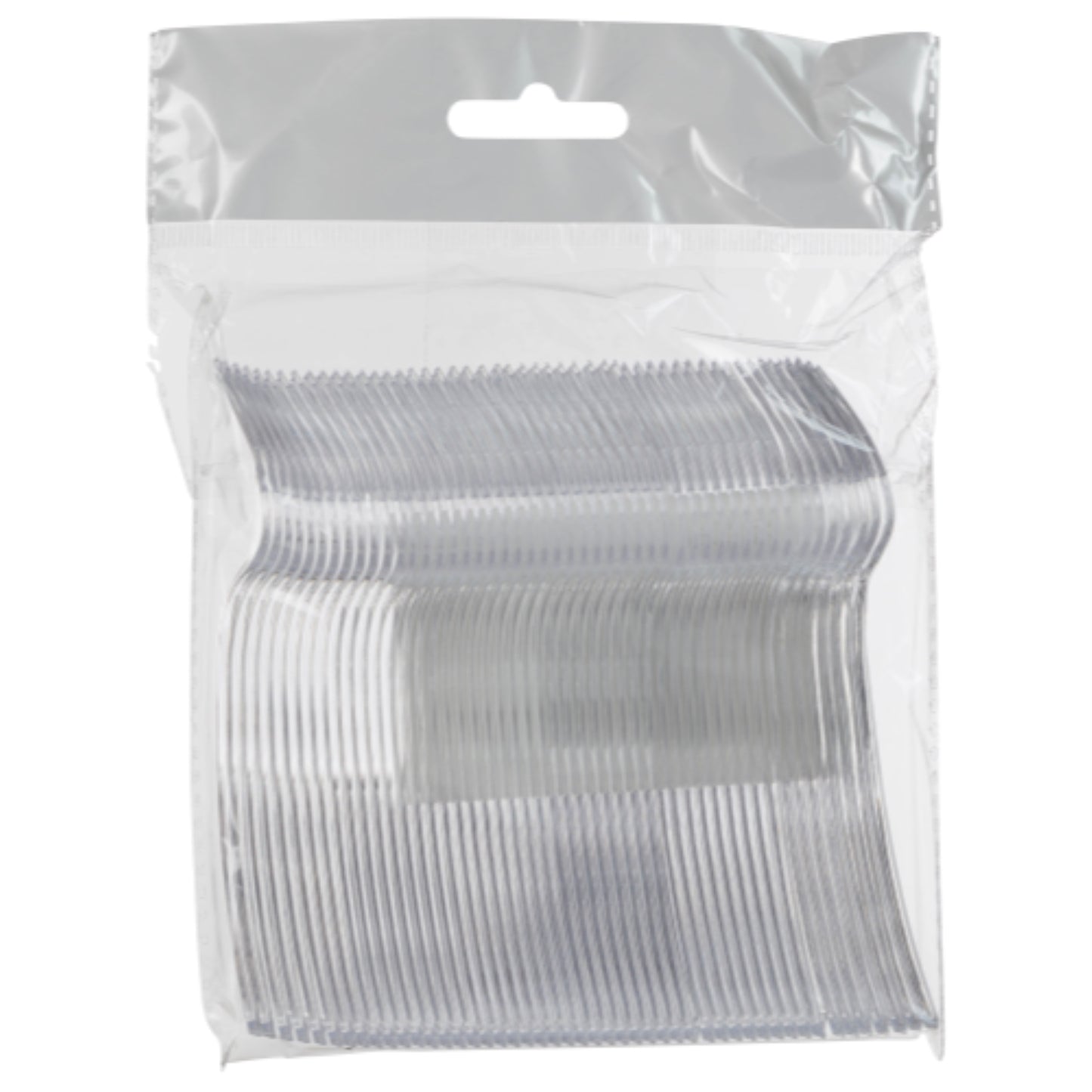 Case of 50 - Clear Plastic Tasting Forks - 48 ct.