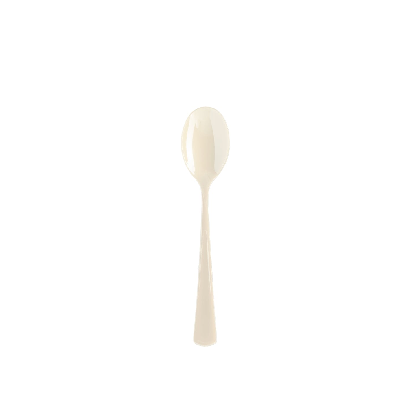 Case of 24 - Plastic Spoons 50 ct. - Ivory