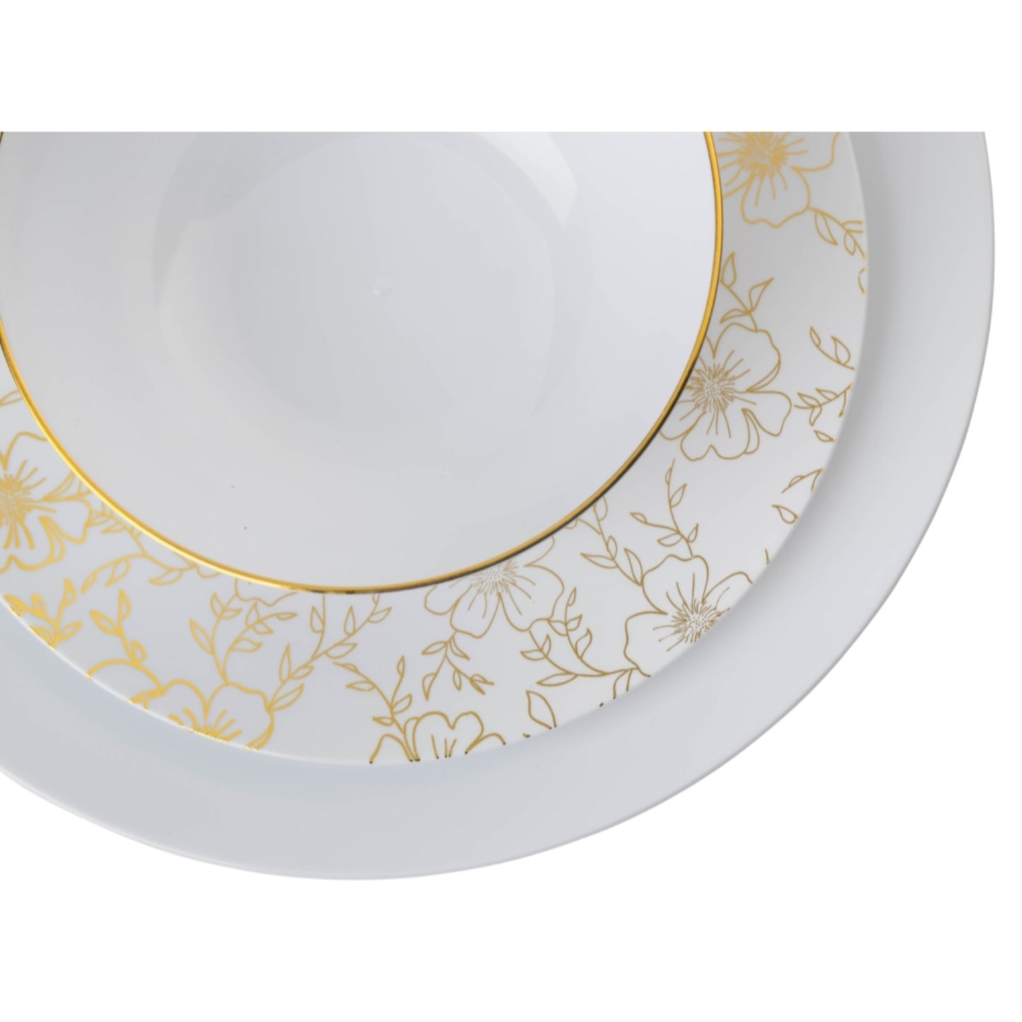 Case of 12 - 8" Versa Design Plastic Plates (10)
