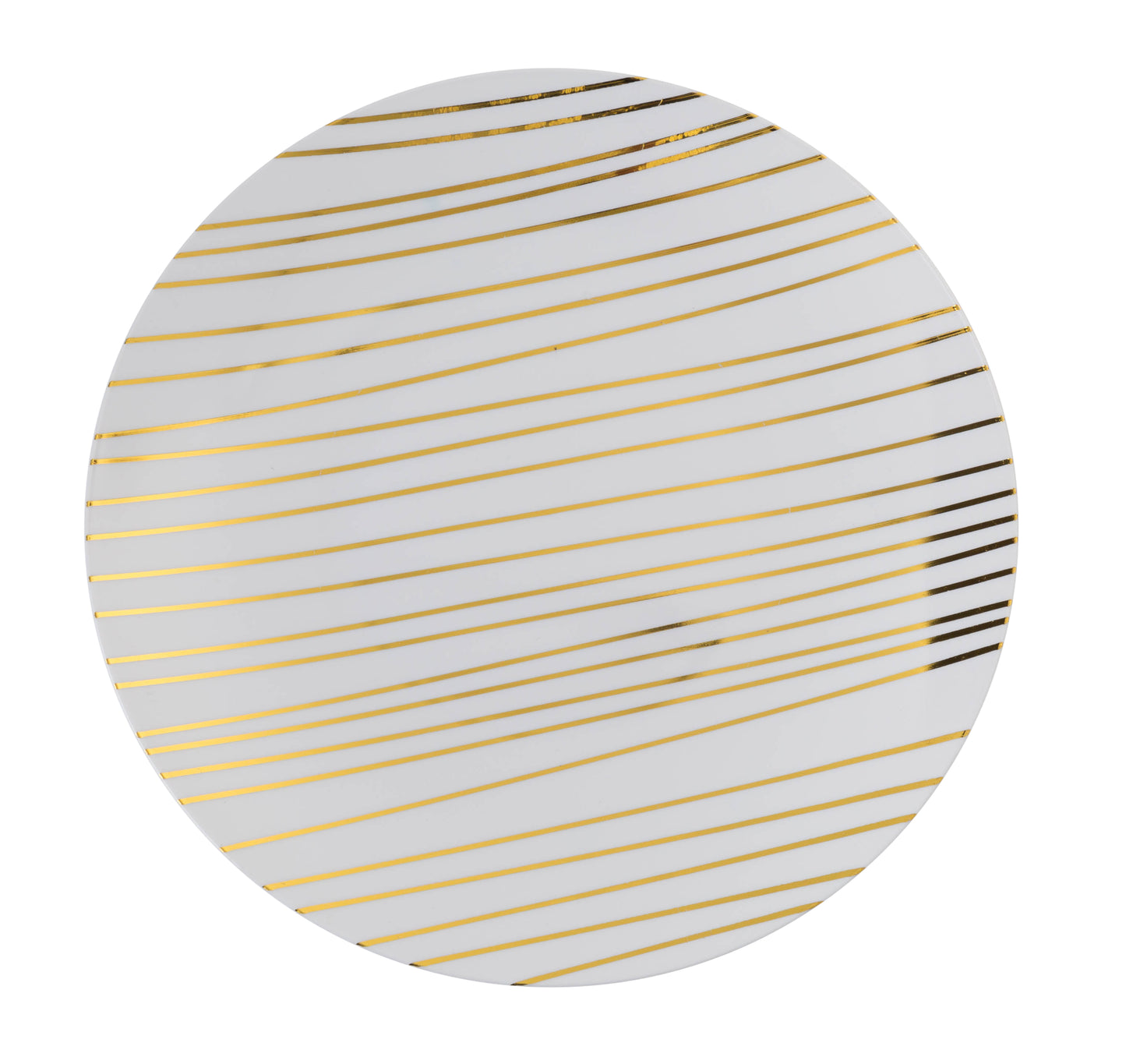 Case of 12 - 8" Glam Design Plastic Plates (10)