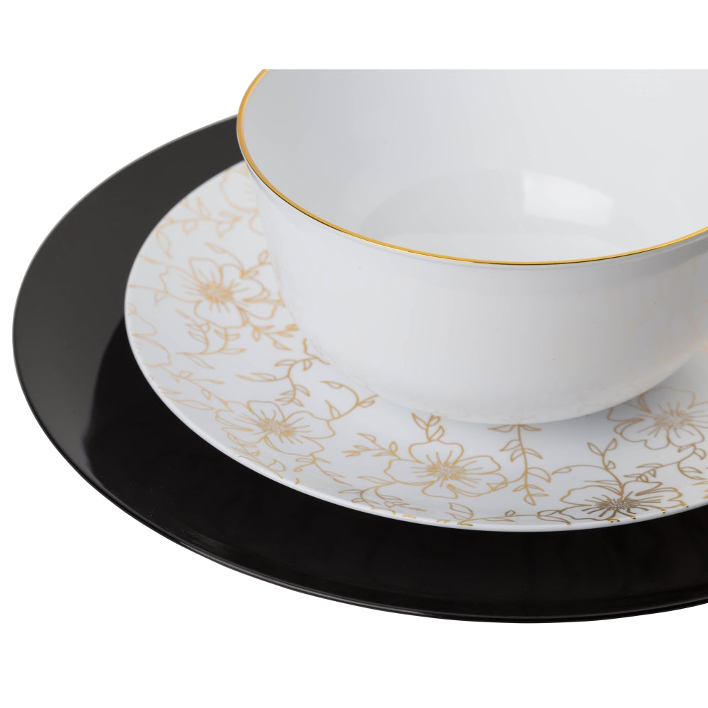 Case of 12 - Flora Design Plastic Bowls (10)