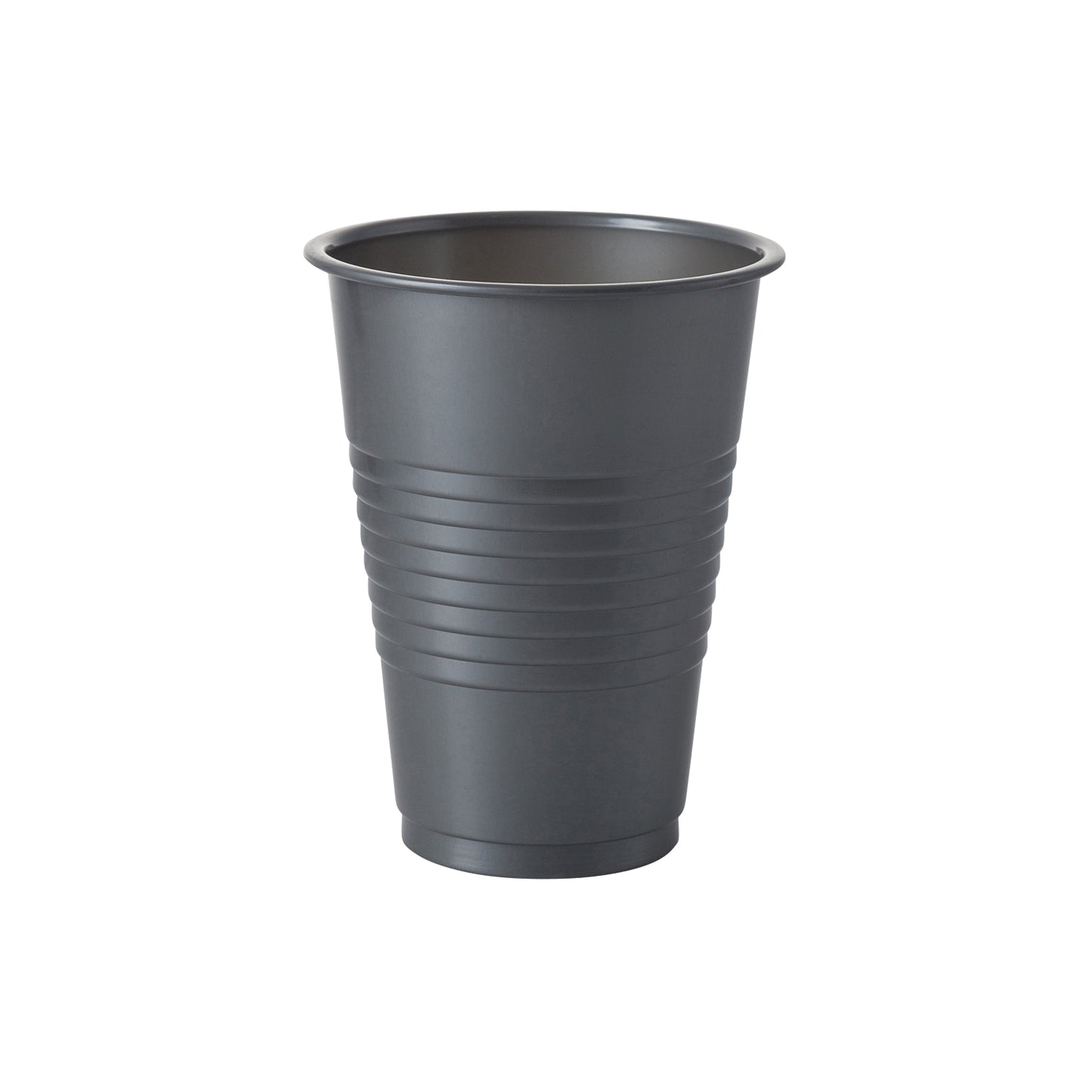 Case of 12 - 12 oz. Plastic Cups 50 ct. - Silver