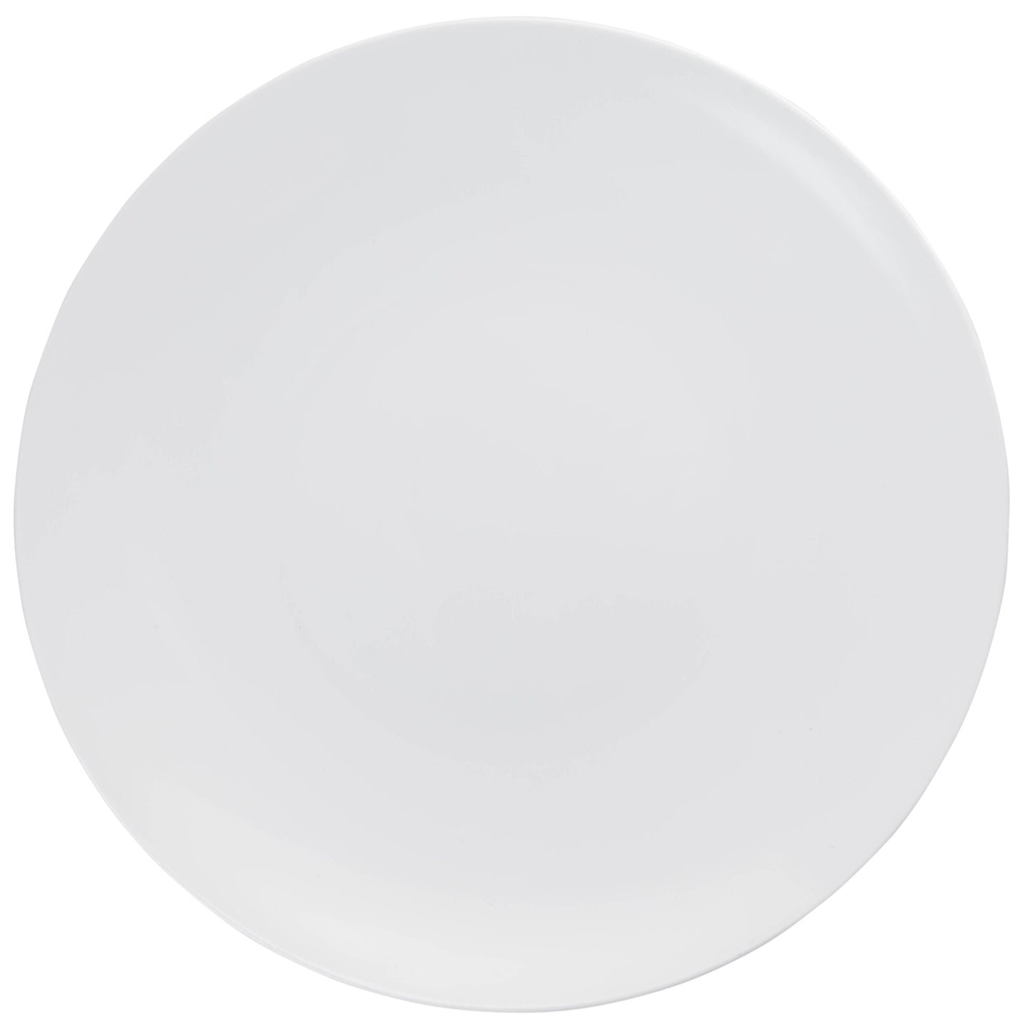 Case of 12 - 10" Trend White Plastic Plates (10)