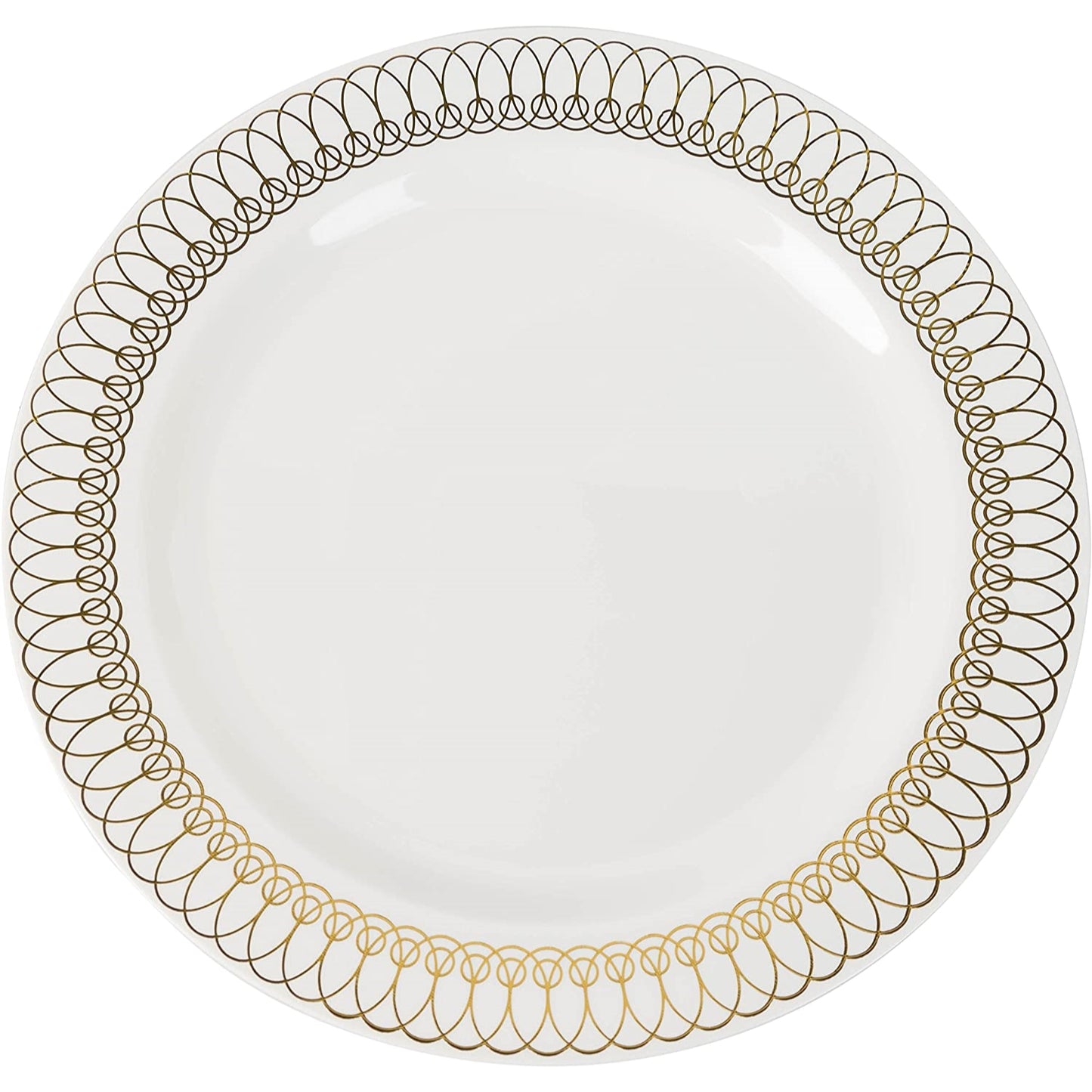 14 Oz. Gold Ovals Design Soup Bowls - 10 Ct.