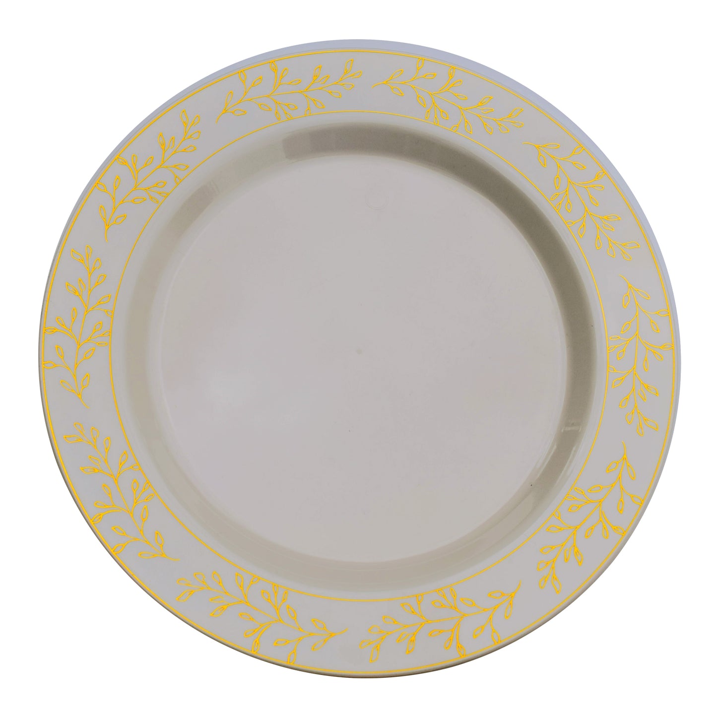Case of 12 - 10.25" Gold Leaf Premium Plates - 10 ct.