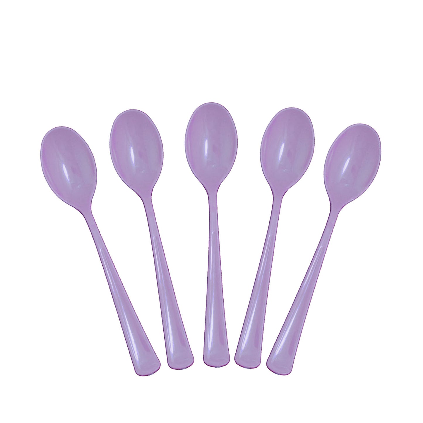 Case Of 24 - Plastic Spoons 50 ct. - Lavender