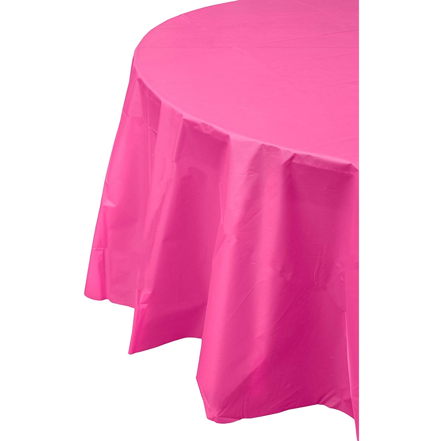 Premium Round Cerise Table Cover