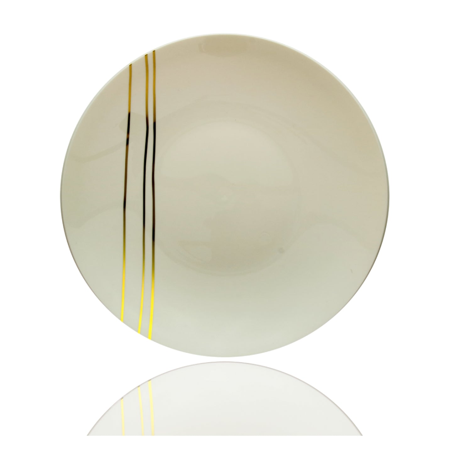 Case of 12 - 8" Motif Design Plastic Plates (10)