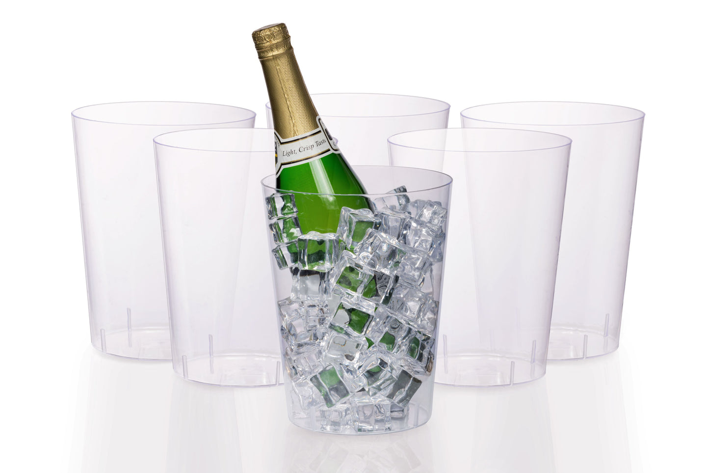 Clear Ice Bucket with Tong (Case)