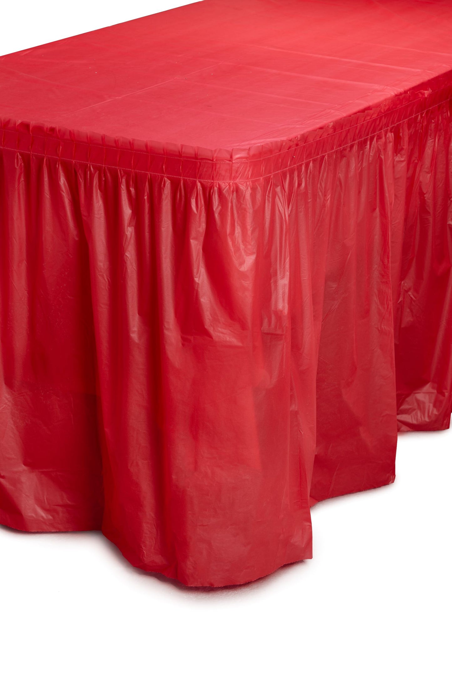 Case of 48 - 14' x 29" Table Skirt - Red
