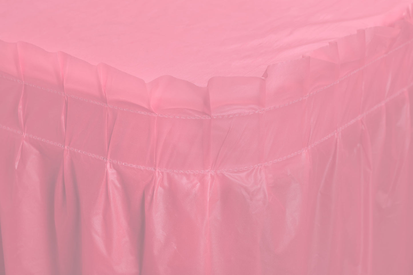 Case of 48 - 14' x 29" Table Skirt - Pink