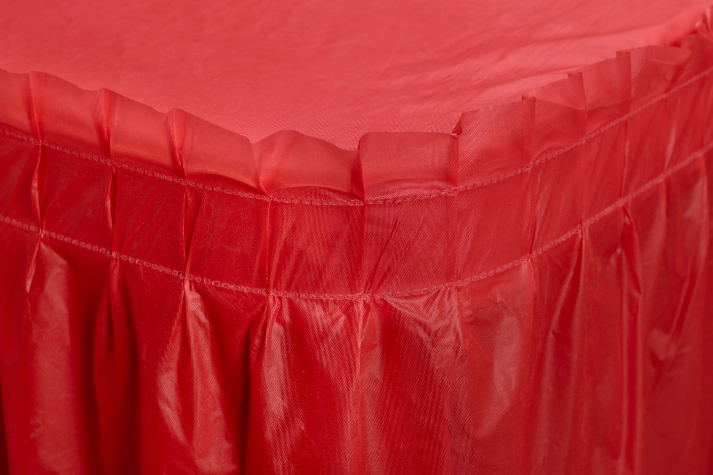 Case of 48 - 14' x 29" Table Skirt - Red