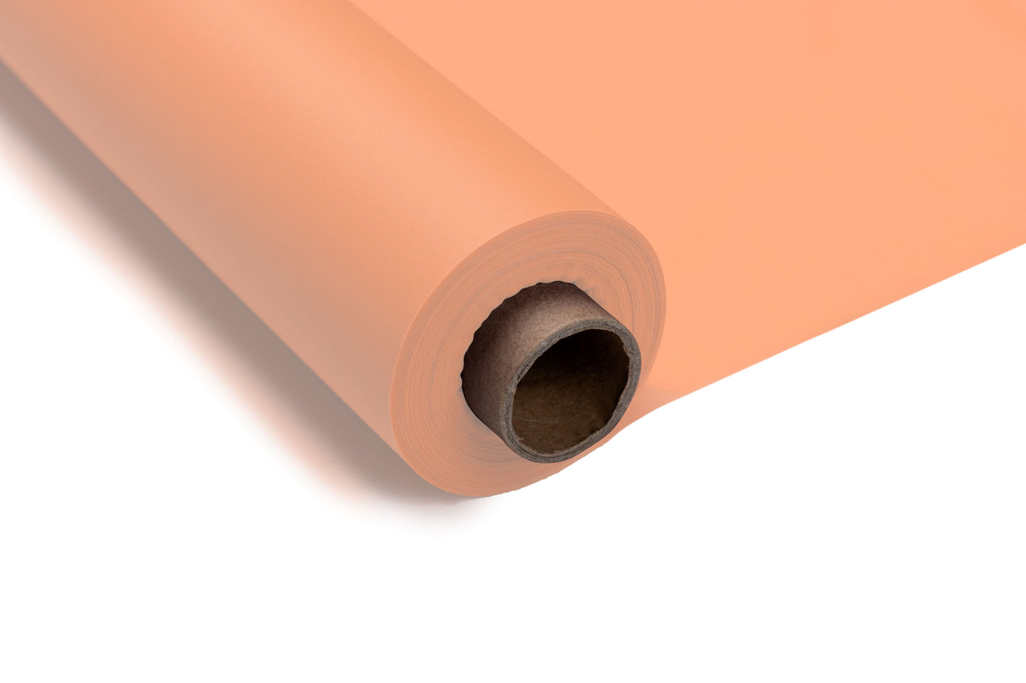 Exquisite Premium Quality Plastic Table Cover Banquet Roll, 40 in X 100 ft - Peach