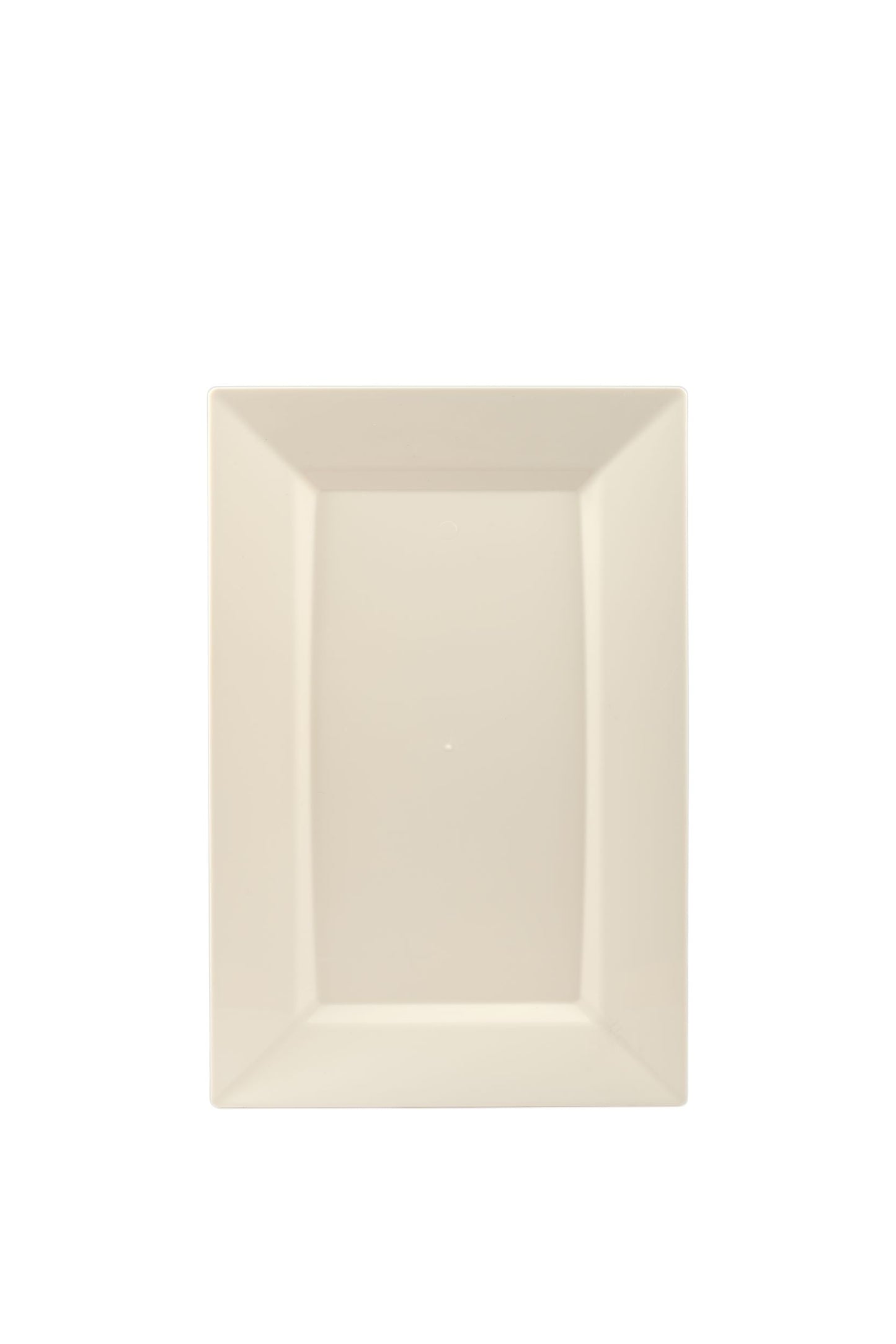 7.5 In. Ivory Rectangular Plates - 10 Ct.