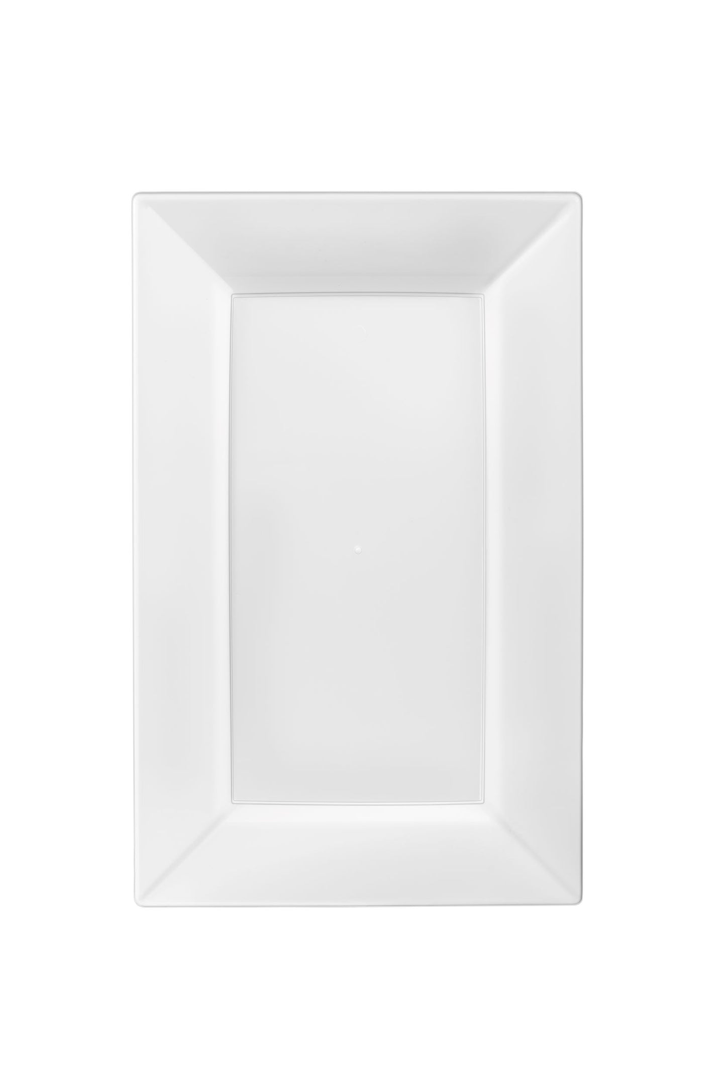 7.5 In. Clear Rectangular Plates - 10 Ct.
