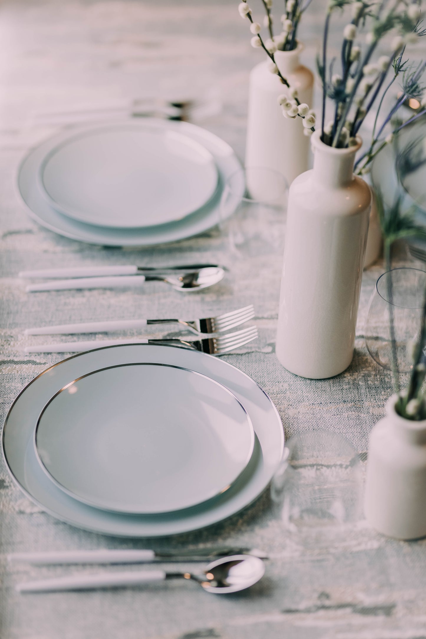 Case of 12 - 8" Classic Sage Design Plates (10)