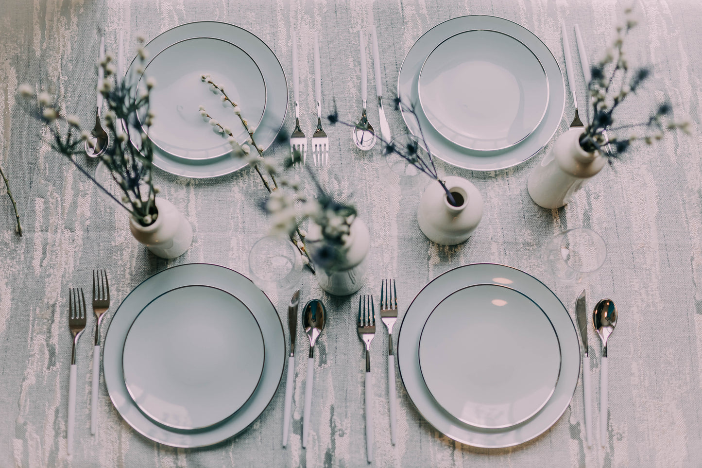 Case of 12 - 8" Classic Sage Design Plates (10)