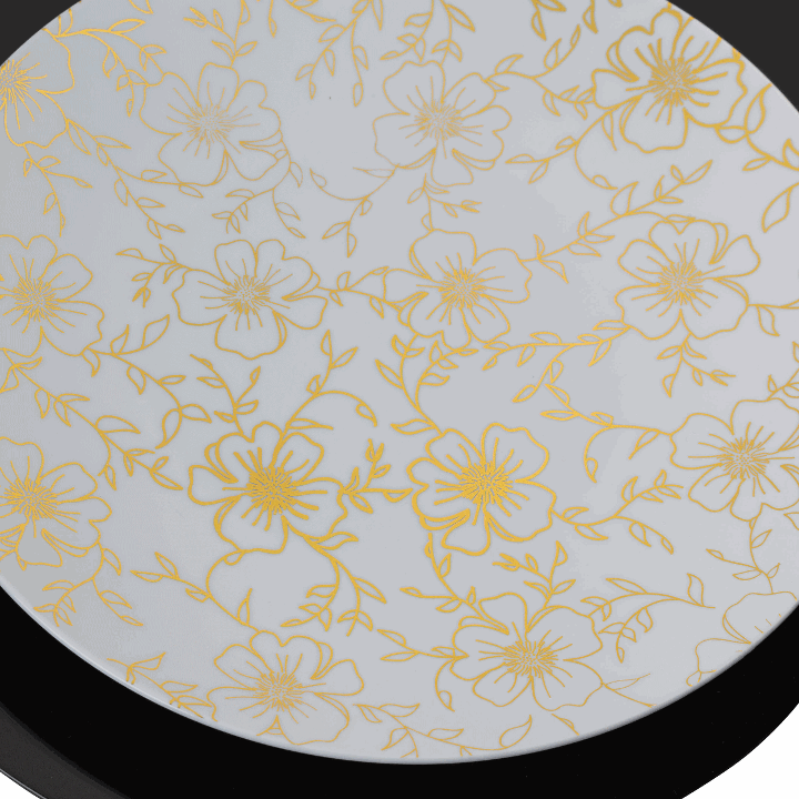 8 In. Versa Design Plastic Plates - 10 Ct.