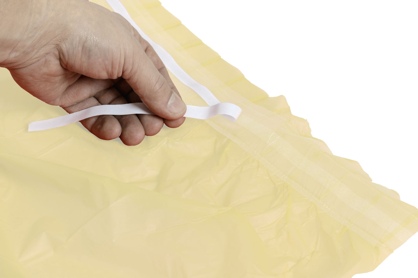 Case of 48 - 14' x 29" Table Skirt - Light Yellow