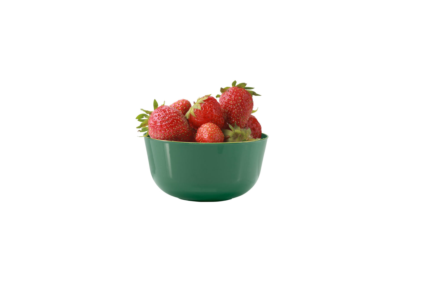Case of 12 - Classic Green Design Plastic Bowls - 10 Ct.