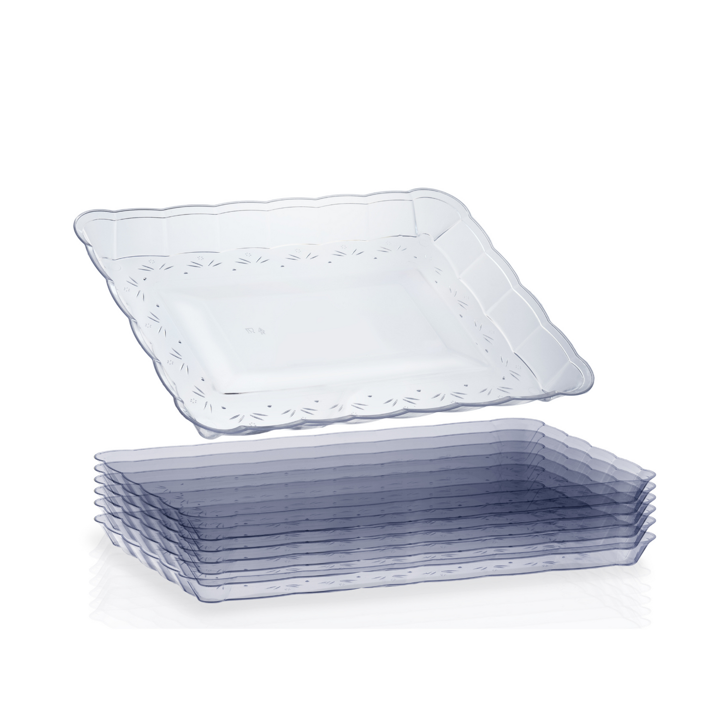 12"" x 18"" Rectangle Clear Tray (24)