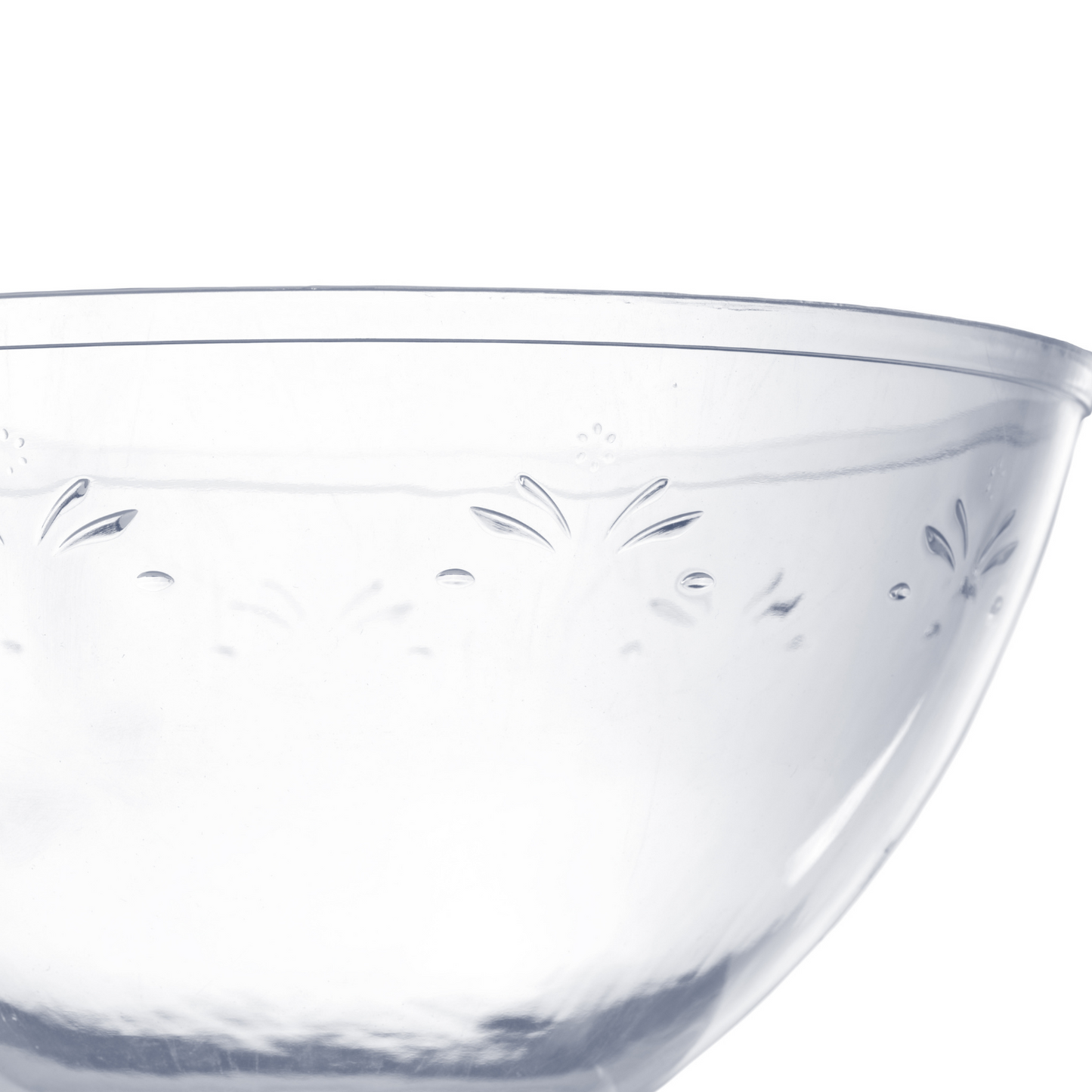 10"" Round Clear Salad Bowl (50)