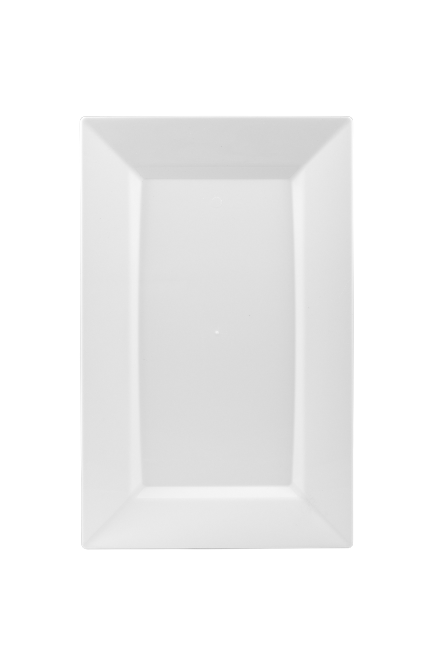 Case of 12 - 9.5" White Rectangular Plate - 10 ct.
