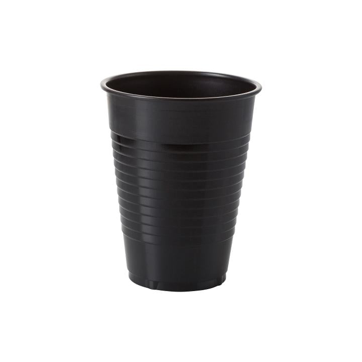 Case of 12 - 12 oz. Plastic Cups 50 ct. - Black