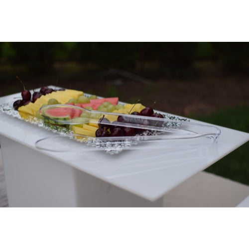 Case of 24 - Clear Salad Tong 2 count