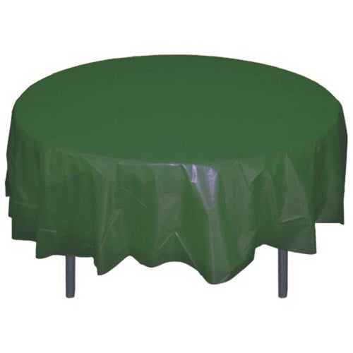 Round Dark Green Table Cover