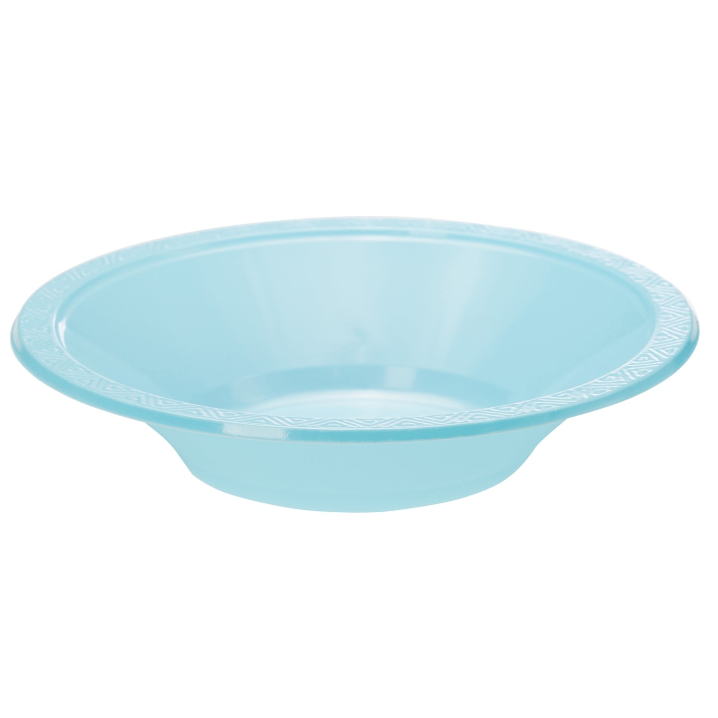 Case of 36 - 12 oz. Plastic Bowls 8 ct. - Light Blue