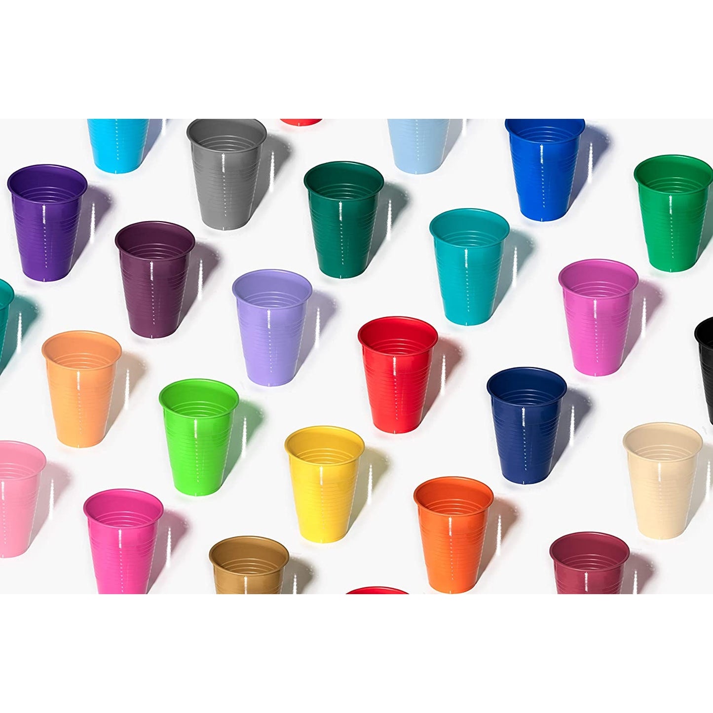 12 Oz. Lime Green Plastic Cups - 50 Ct.