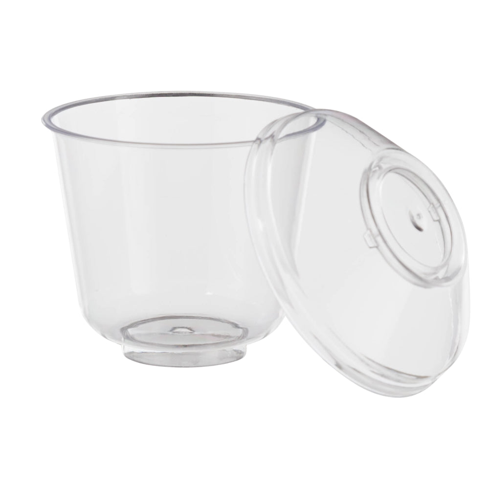 5 Oz. Clear Cup With Lid - 12 Ct.