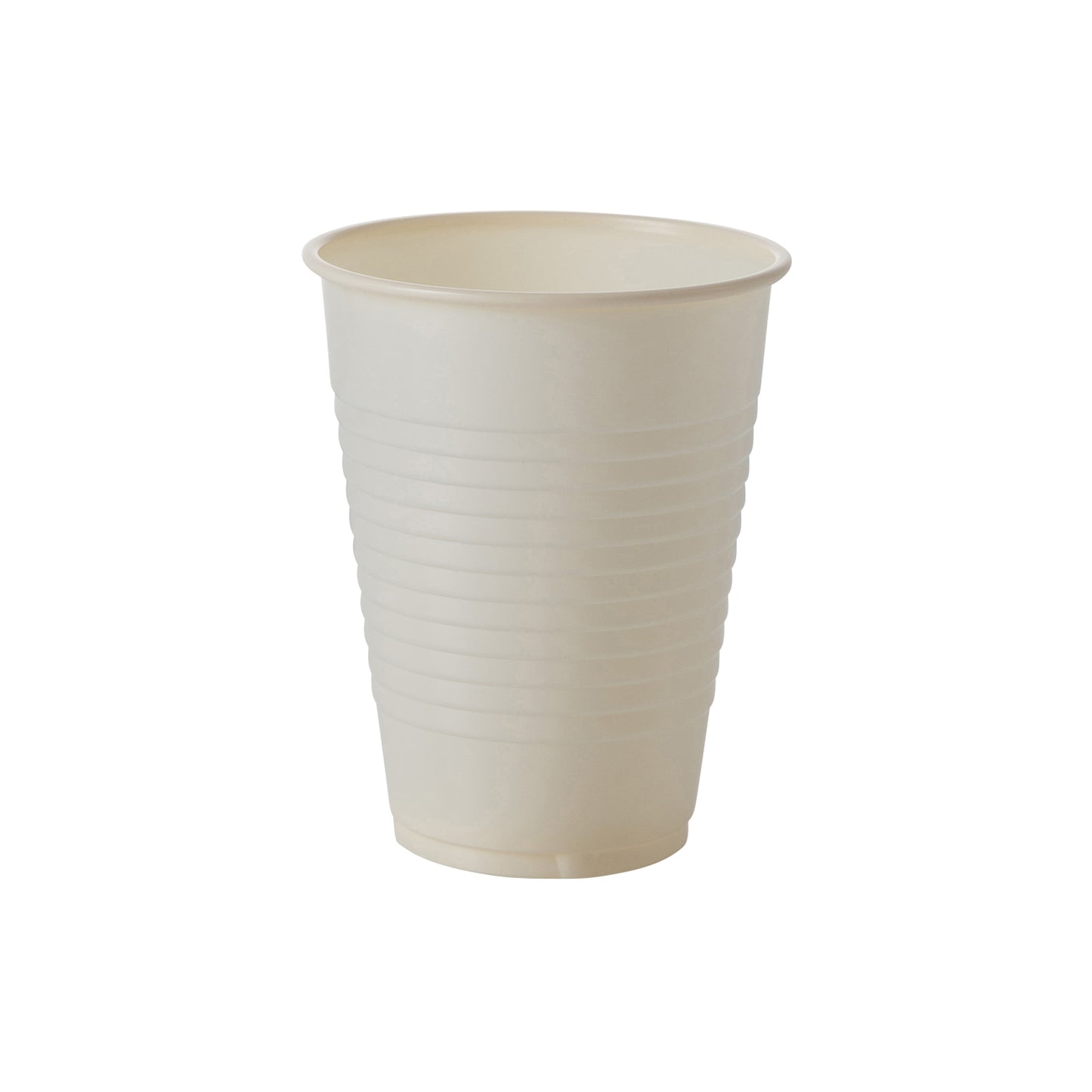 Case of 12 - 12 oz. Plastic Cups 50 ct. - Ivory