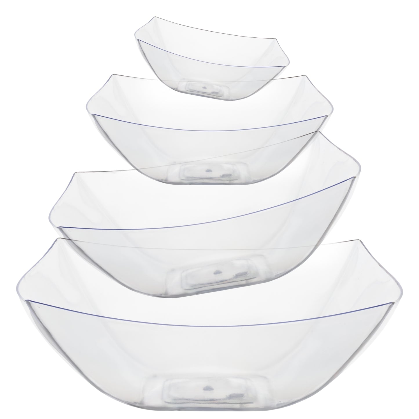 8oz Convex Bowl - Clear