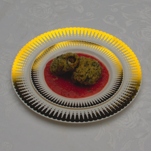 Case of 12 - 10.25" Gold Radial Premium Plates - 10 ct.
