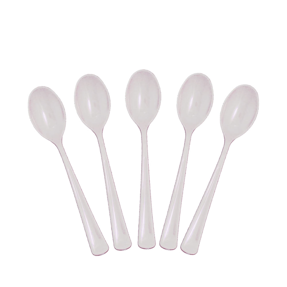 Heavy Duty Clear Plastic Spoons - 50 Ct.