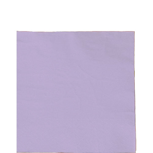 Lavender Beverage Napkins - 50 Ct.